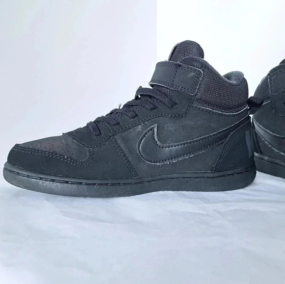 Nike PS Court Borough 2 Mid Black 1.5Y (21cm) - Picture 5 of 8